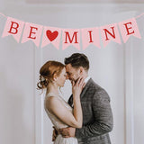 Be Mine Valentines Day Banner 9.8ft Long Pink Indoor Outdoor Party Decor