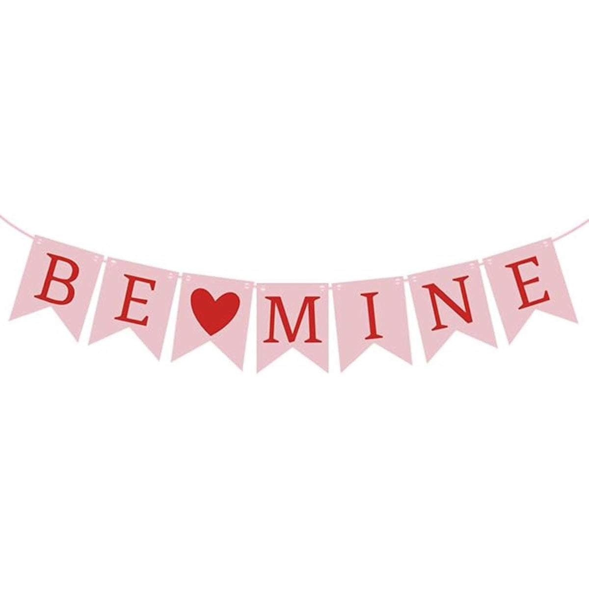 Be Mine Valentines Day Banner 9.8ft Long Pink Indoor Outdoor Party Decor