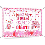 My Class is Full of Sweethearts Valentines Day Classroom Party Banner