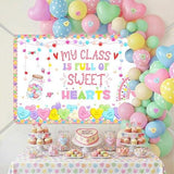 My Class is Full of Sweethearts Valentines Day Classroom Party Banner Colorful