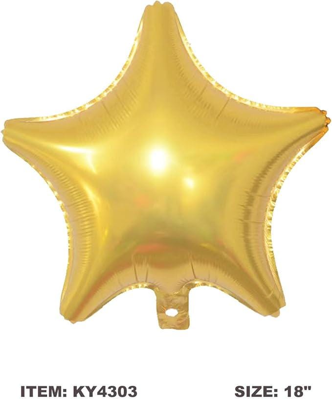 5 Pcs Eid Mubarak Foil Balloons Ramadan Islamic Party Decorations