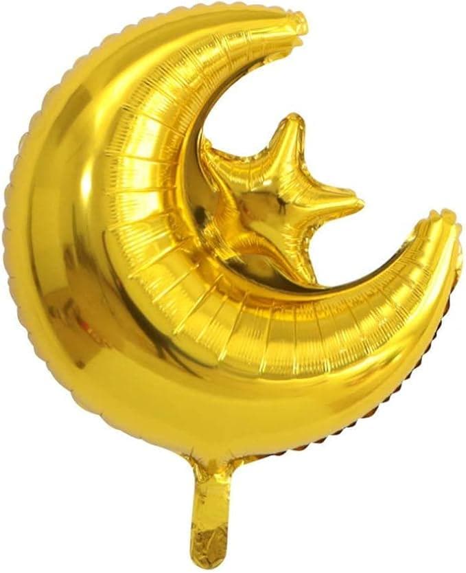 Eid Mubarak Letter Balloon Gold Arabic عيد مبارك Ramadan Party Home Decor