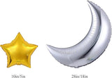 8 Pcs Ramadan Balloons Gold Goat Purple Lantern Silver Moon Star Eid Party Decor