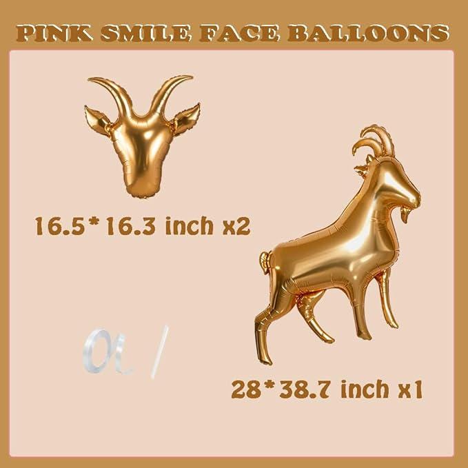 Inflatable Goat Balloons Farm Animal Birthday Party Decor for Ramadan and Hajj
