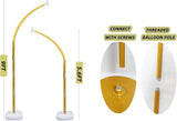 Bendable Balloon Arch Stand Kit: Heavy Duty Base, Water Bag