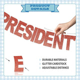 Happy Presidents Day Banner Party Decorations Patriotic Decor for Classroom and Home