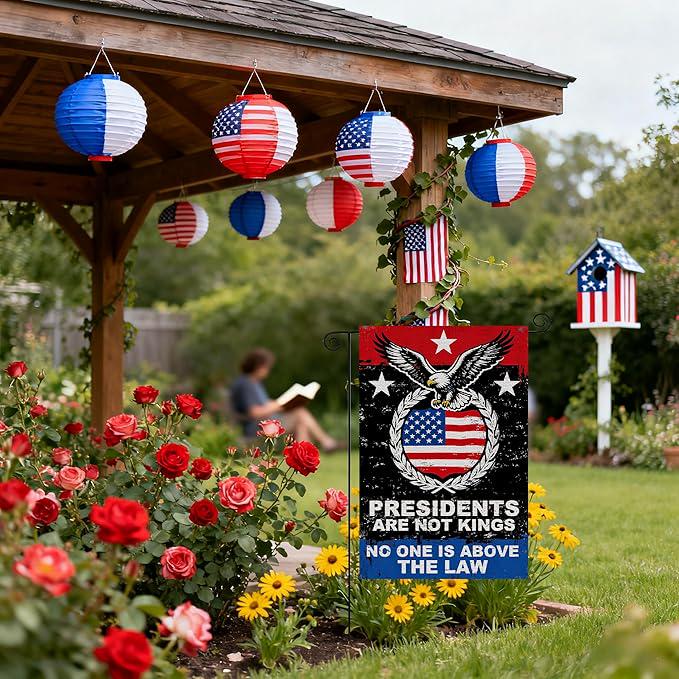 Patriotic Hanging Swirl Decorations: Red, White & Blue Star Party Decor (30 Piece Set)