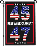 Garden Flag, Patriotic Outdoor Decor (12x18 Inch Double Sided Polyester)