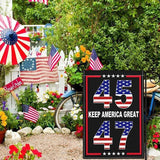 Garden Flag, Patriotic Outdoor Decor (12x18 Inch Double Sided Polyester)