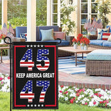 Garden Flag, Patriotic Outdoor Decor (12x18 Inch Double Sided Polyester)