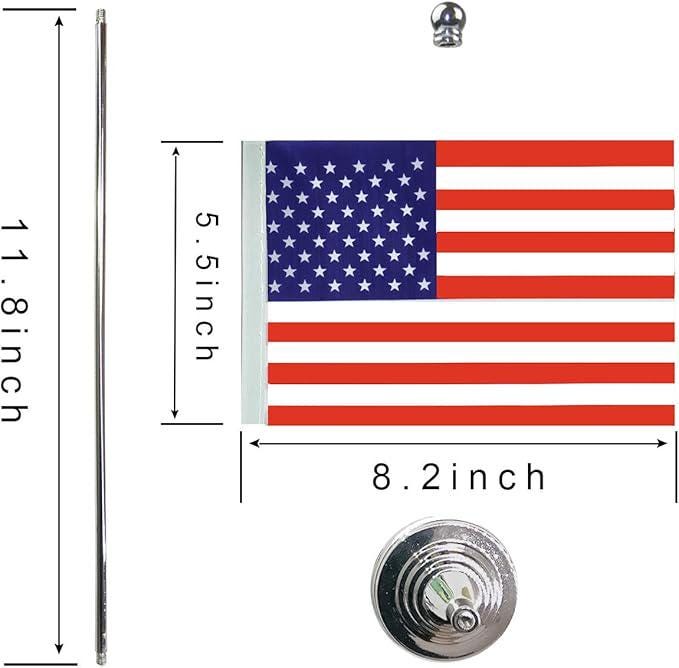 American USA Table Flag: Patriotic Office Desk Decor