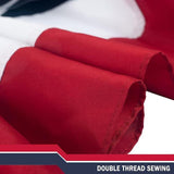 American Flags Bunting 3x6 Ft 4 Pack President Day Outdoor Red White Blue Decorations
