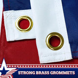 Betsy Ross American Patriotic Bunting Flag 13 Stars 7 Stripes Decorative 20x8 Feet