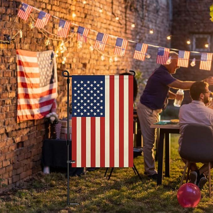12x18 Inch American Flags Garden Flag Double Sided Patriotic USA President Day Decor