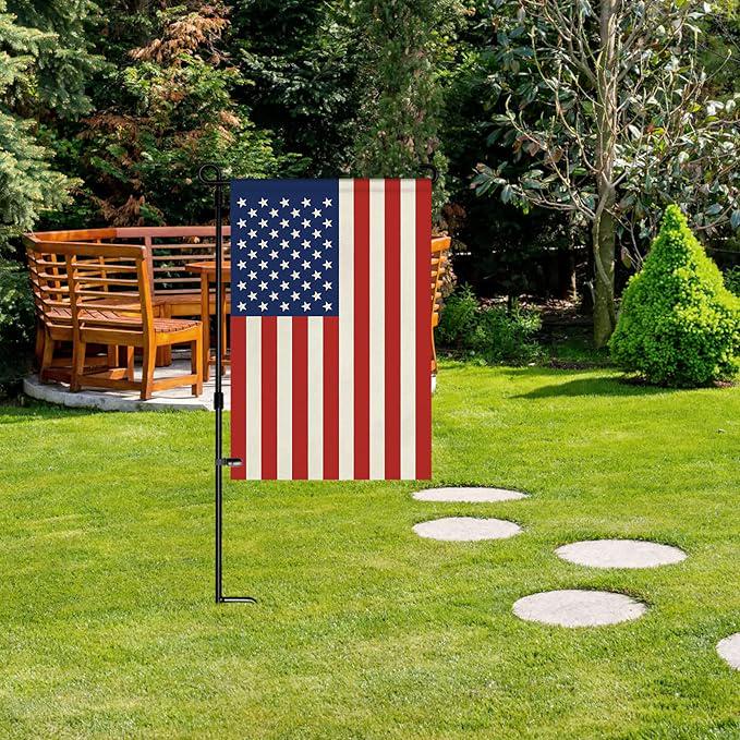 12x18 Inch American Flags Garden Flag Double Sided Patriotic USA President Day Decor