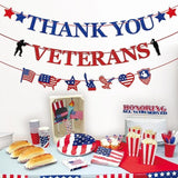 Thank You Veterans Banner Happy Veterans Day Party Decorations Military