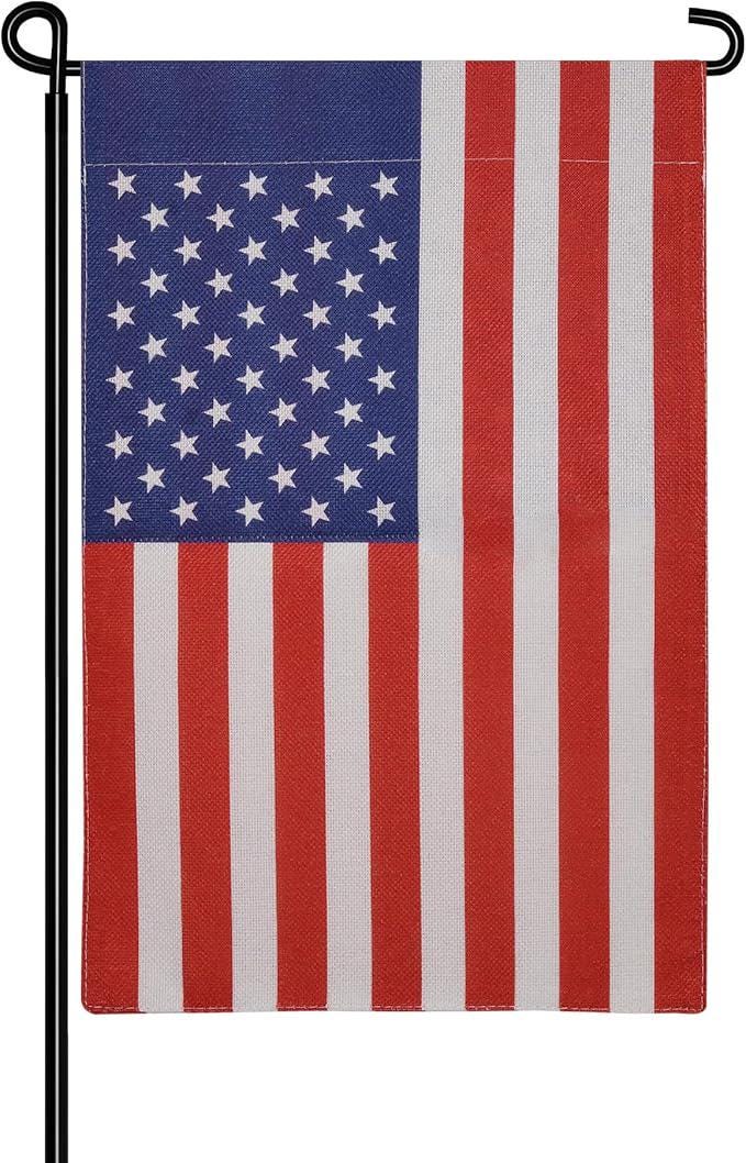12x18 Inch American Garden Flags Double Sided Vivid Yard Patriotic Presidents Day Decor