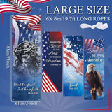 4PCS President Day Church Banners Sanctuary Wall Religious Hanging Bible Verse