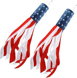 40 Inch American Windsock Patriotic President Day USA Flag Outdoor Decoration