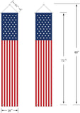 President Day Banner Patriotic Yard Sign Memorial Party Decoration