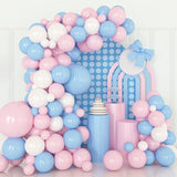 Pink Blue Balloon Garland Kit 124pcs for Birthday Baby Shower Gender Reveal Party