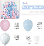Pink Blue Balloon Garland Kit 124pcs for Birthday Baby Shower Gender Reveal Party