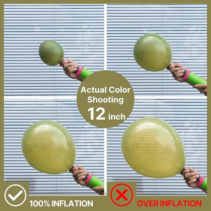 Sage Green Balloon Arch Kit 145pcs Mixed Sizes for Wedding Birthday Party