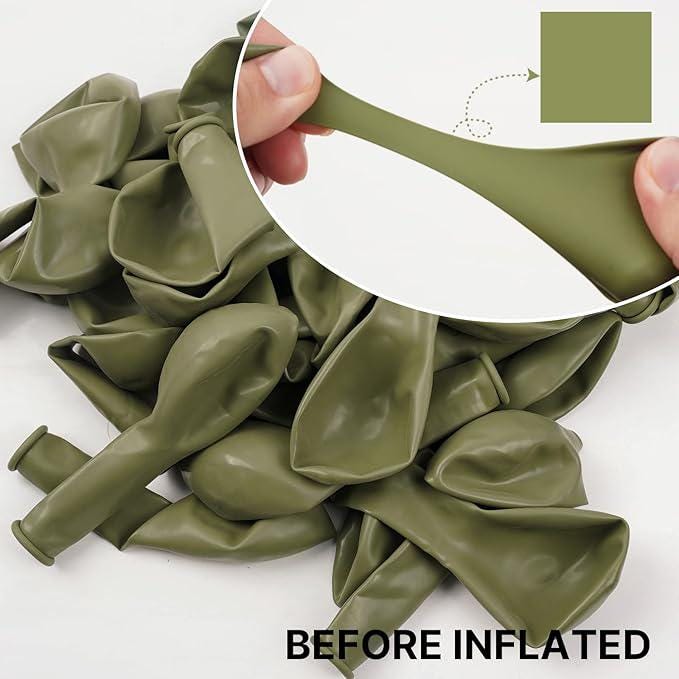 Sage Green Balloon Arch Kit 130pcs Mixed Sizes for Wedding Birthday Party