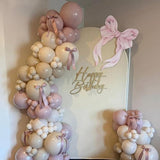 Cavern Pink Balloon Arch Boho Dusty Blush Rose Birthday Baby Shower Party