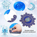 30 Piece Ramadan Mubarak Hanging Swirls Gold Star Moon Lantern Ceiling Party Decor