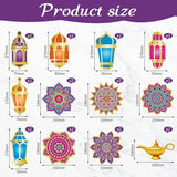 52 Piece Ramadan Mubarak Arabian Nights Hanging Swirls Ceiling Party Decorations