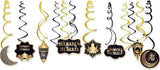 30 Piece Ramadan Mubarak Hanging Swirl Ceiling Party Decorations Baby Shower Birthday Party