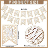 Eid Ramadan Mubarak Banner Decoration Rustic Bead Home Party Decor