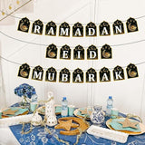 2 in 1 Ramadan Banner Eid Mubarak Hanging Decorations Home Wall Tree Garland
