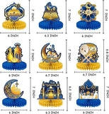 9 PCS Ramadan Table Decorations Eid Mubarak Centerpieces Table Decor for Home Office