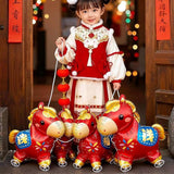 2Pcs 2026 Chinese New Year Pony Foil Balloons Money Print Home Decor