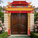 2026 Chinese New Year Red Lanterns and Banners Spring Festival Party Decor Kit