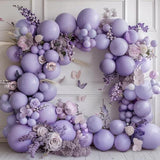 Purple Balloon Garland Kit Double Stuffed Lavender Lilac Arch Party Decor