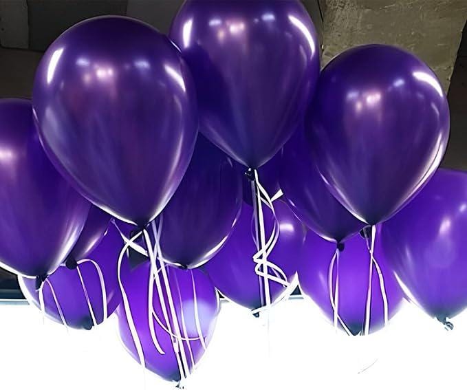 105pcs Dark Purple 12 Inch Latex Balloons Party Decorations for Birthday Baby Shower Wedding