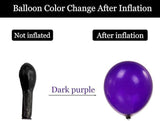 Purple and Gold Balloon Garland Kit: Star Balloons, Party Decor