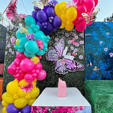 Colorful Balloon Garland Kit: Hot Pink, Teal, Purple, & Yellow
