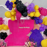 Black Purple Red Yellow Balloon Garland Arch Kit 167PCS for Birthday Baby Shower Party