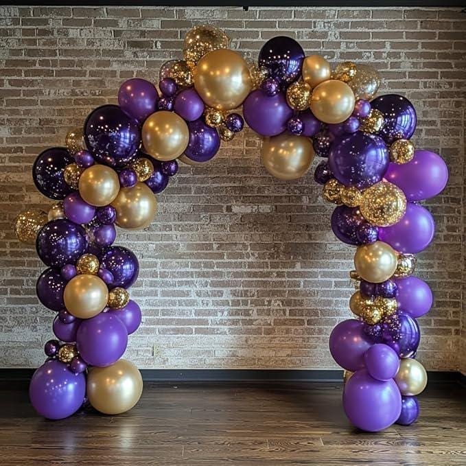 Purple Balloons 60PCS 12 Inch Dark Royal Purple for Birthday Baby Shower Wedding Party