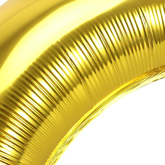 12PCS 18 Inch Moon Foil Mylar Balloons Gold Baby Shower Wedding Party Decor