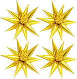 50PCS Large Gold Star Balloons 20 Inch Birthday Graduation Baby Shower Decor