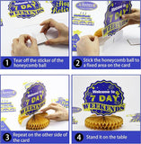 16Pcs Blue Gold Retirement Party Decorations Kit Banner Swirls Table Decor