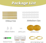 Bendable Balloon Arch Stand Kit: Heavy Duty Base, Water Bag