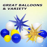 Royal Blue & Yellow Balloon Arch Kit: Party Garland Decor