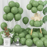 60pcs Sage Green Mini Balloons 5 Inch Matte Baby Shower Birthday Party