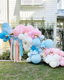 Pink Blue Balloon Garland Kit 124pcs for Birthday Baby Shower Gender Reveal Party